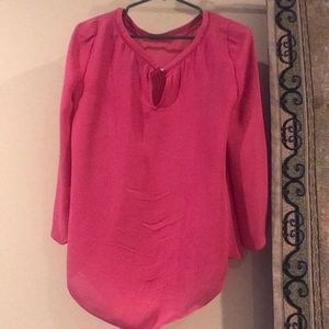 Silk pink blouse